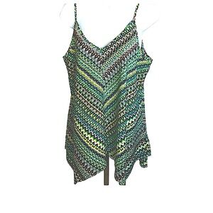 Skye’s the Limit Top V-Neck Blue multicolor L